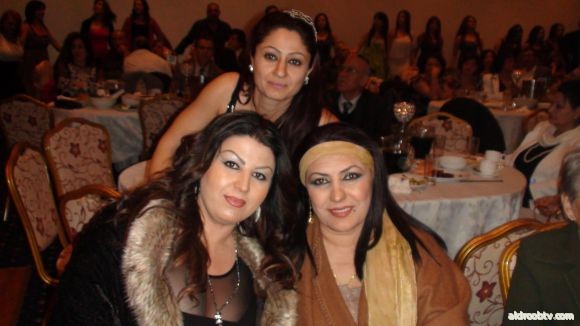 Widad Farhan   مع سيدة الاعمال سلمى الشماس والسيدة نيفين عزيز