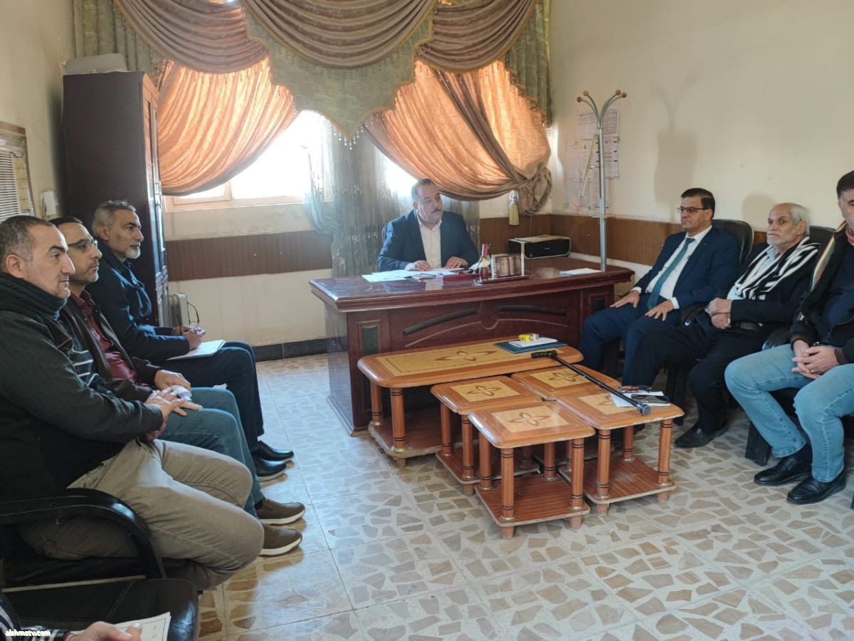 مدير الصحة والسلامة المهنية يعقد اجتماعه الأول بالموظفين بهاء الحبوبي
