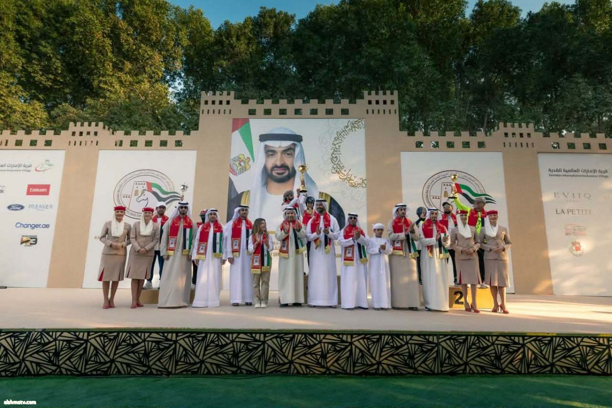 إسطبلات الوثبة تتوج بلقبها الـ11 في كأس رئيس الدولة للقدرة  أبوظبي ريم العبدلي