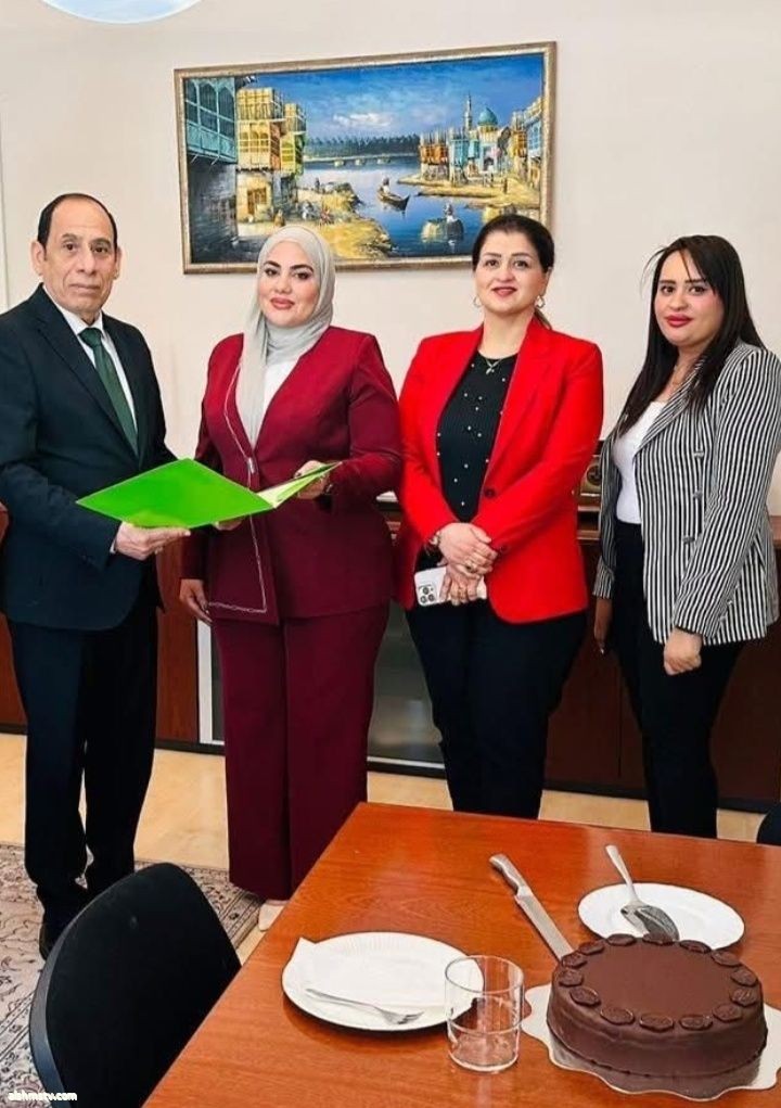 القائم بالأعمال في بودابست يستقبل الطالبة المتفوقة بنين عماد عبد الأمير أستقبل القائم بالأعمال الدكتور فاضل عواد الشويلي القائم بالأعمال في بودابست يستقبل الطالبة المتفوقة بنين عماد عبد الأمير أستقبل القائم بالأعمال الدكتور فاضل عواد الشويلي