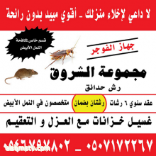مجموعة الشروق تقدم أقوى مبيد حشري لعملائها بدون رائحة