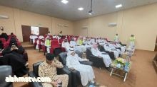 سعادة محافظ طريف يفتتح برنامج الإعلامي الصغير في محافظة طريف