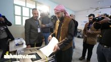 بالصور.. الحلبوسي يدلي بصوته في انتخابات مجالس المحافظات