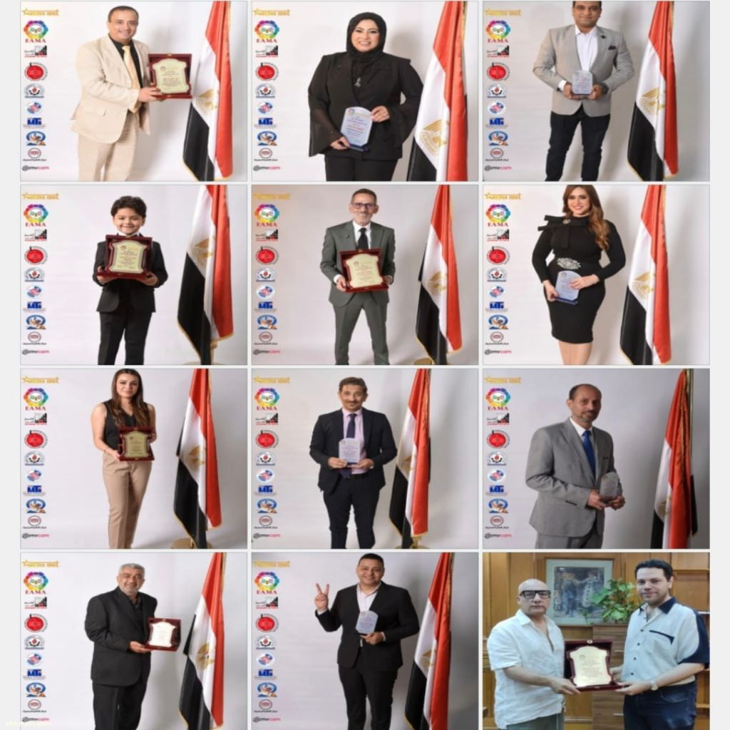 تكريم «غادة جبارة» و«وليد شوشة» لرعايتهما احتفالية ميديا آيدول