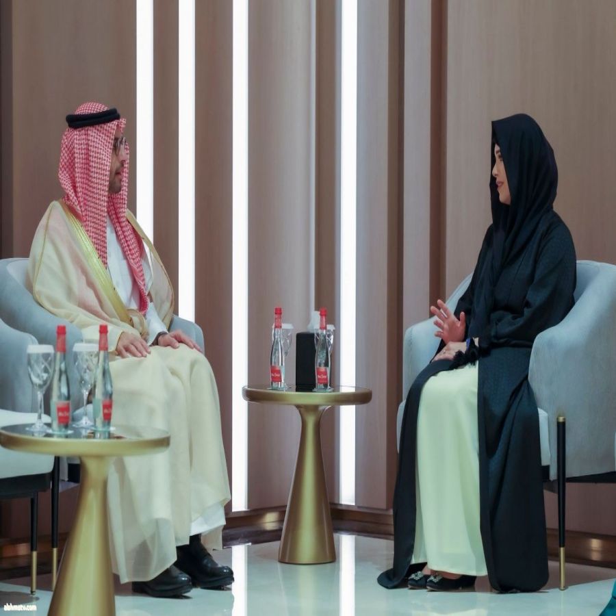 لطيفة بنت محمد تلتقي مساعد وزير الثقافة في المملكة العربية السعودية، وذلك على هامش جدول أعمال المؤتمر العام السابع والعشرين للمجلس الدولي للمتاحف "آيكوم دبي 2025" الذي يُعقد تحت رعاية محمد بن راشد، وتستضيفه دبي لأول مرة في منطقة الشرق الأوسط وأفريقيا وجنو