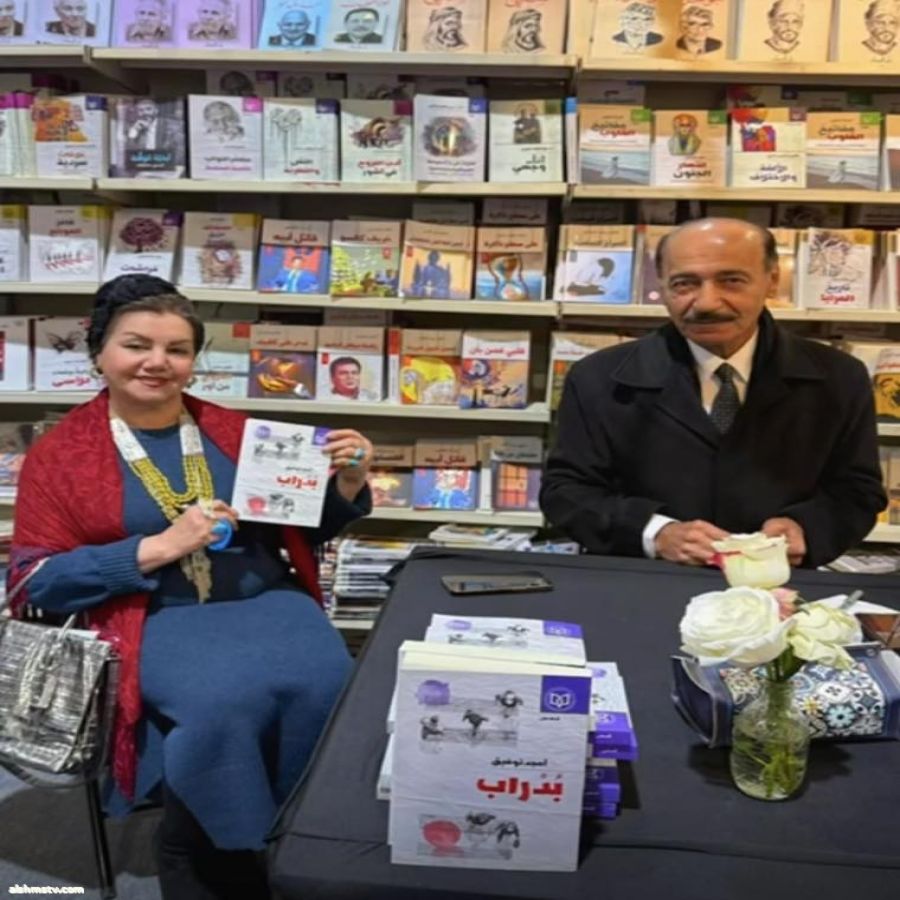 الاعلاميه هند احمد توثق انجاز الكبير امجد توفيق