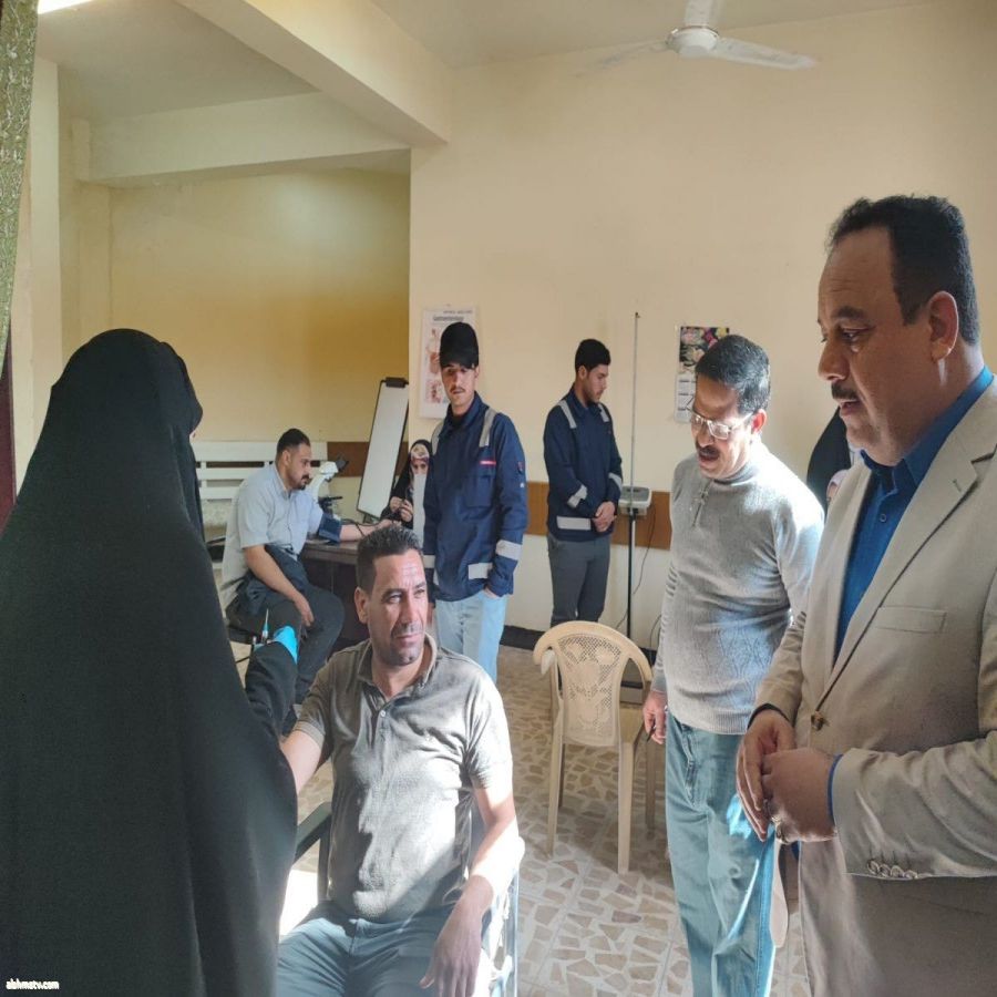 الفتلاوي يشرف ميدانياً على الفحوصات الطبية الدورية للعاملين في شبكة نقل الطاقة مدير اعلام المركز/ بهاء الحبوبي