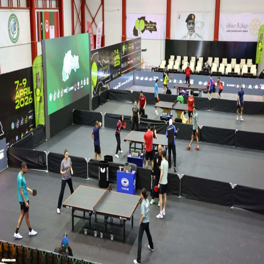 مؤتمر الصحفي  بطولة شمال افريقيا لتنس الطاولة   ريم العبدلي-ليبيا   تصوير طارق الجحاوي