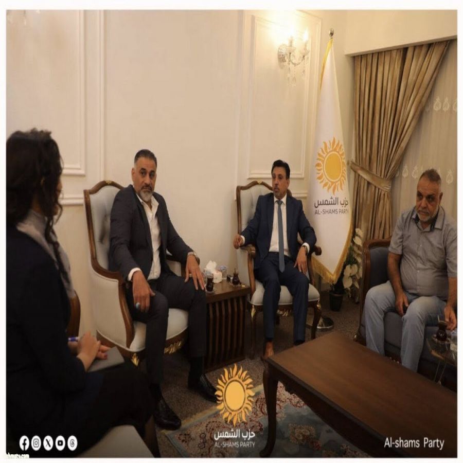 حزب الشمس - AlShams Party الامين العام لحزب الشمس يلتقي برئيس الأتحاد العراقي للسيارات والدراجات النارية المكتب الاعلامي / بغداد