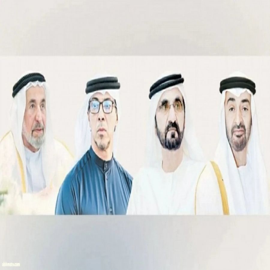 رئيس دولة الإمارات ونائباه وسلطان والحكام يعزون أمير قطر في وفاة الشيخ حمد بن خليفة