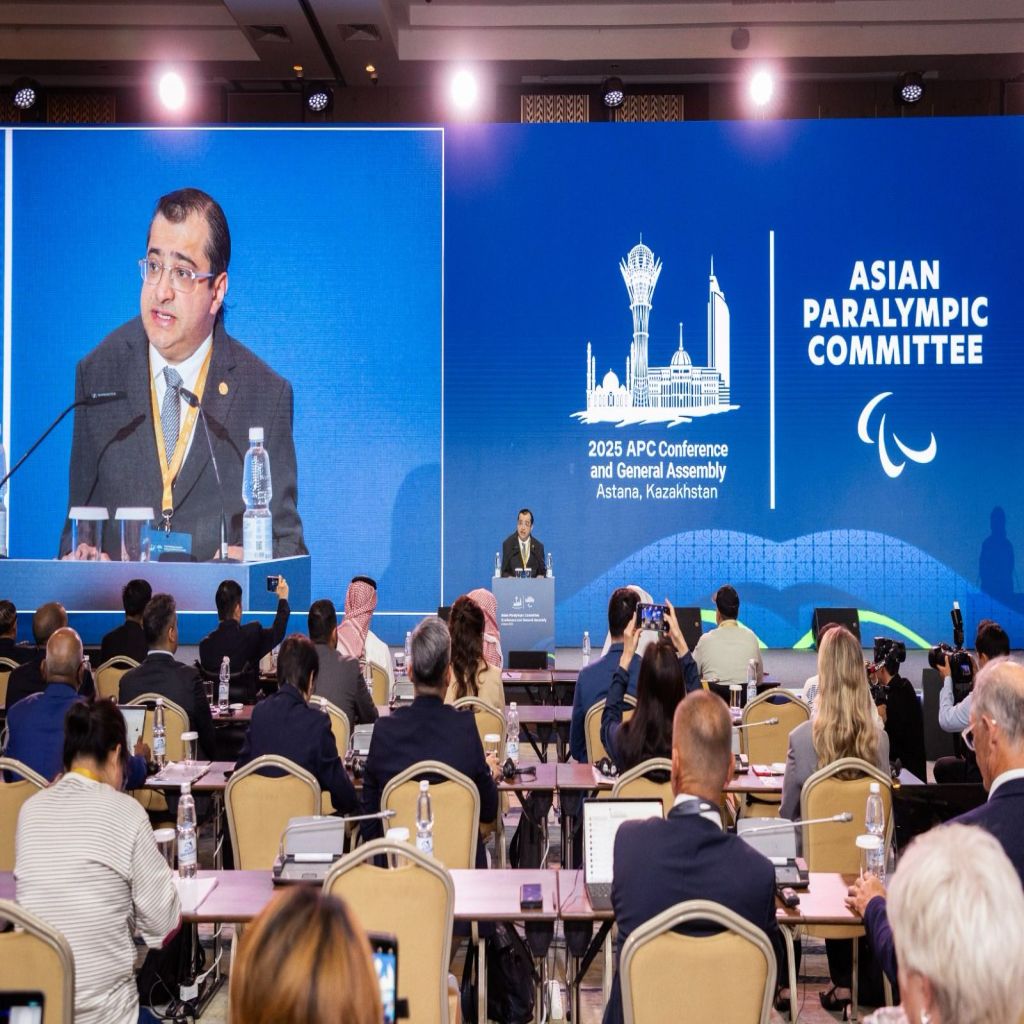 اللجنة البارالمبية الآسيوية برئاسة ماجد العصيمي تكرم الفائزين بجوائز ووسام آسيا 2025 في ليلة المتميزين  بأستانا