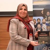 الاستاذه انتصار هادي ومحاضره جديده